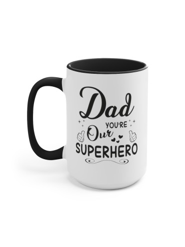 "You're Our Superhero - Two-Tone Coffee Mug 15oz