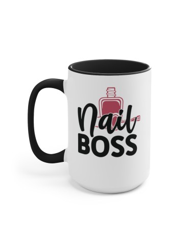 "Nail Boss" #1 - Two-Tone Coffee Mug 15oz