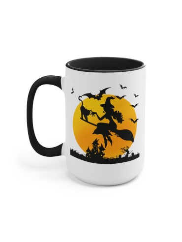 "Witch" #1 - Two-Tone Coffee Mug 15oz