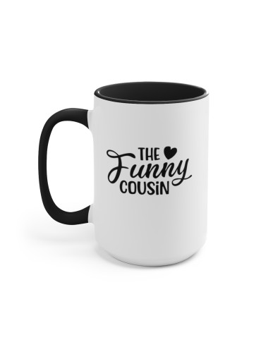 "The Funny Cousin" #1 - Two-Tone Coffee Mug 15oz