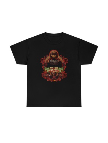 "Welcome To Halloween" (Annabelle) - Unisex Heavy Cotton Tee