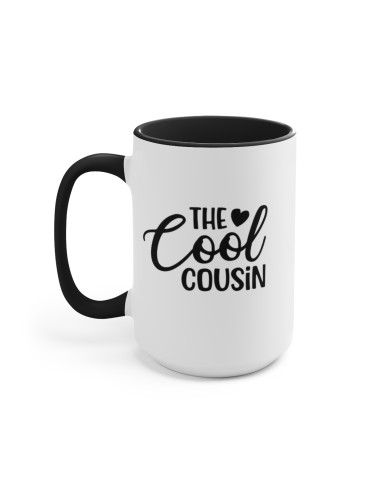 "The Cool Cousin" #1 - Two-Tone Coffee Mug 15oz