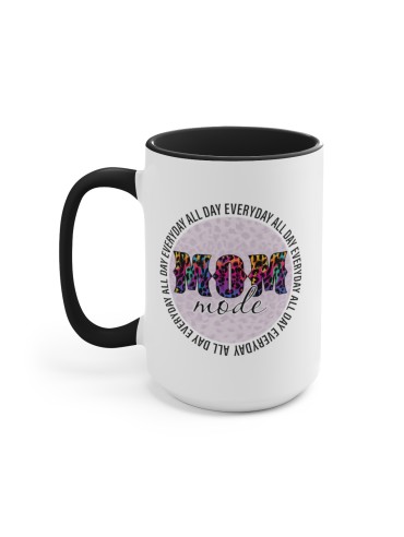 "Mom Mode" #1 - Two-Tone Coffee Mug 15oz