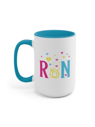 "RN" #1 - Two-Tone Coffee Mug 15oz