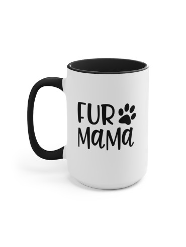 "Fur Mama" #1 - Two-Tone Coffee Mug 15oz