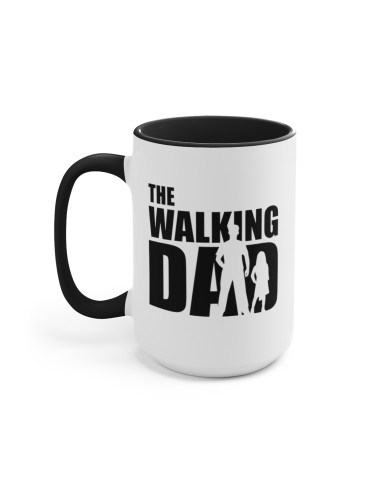 "The Walking Dad" #2 - Two-Tone Coffee Mug 15oz