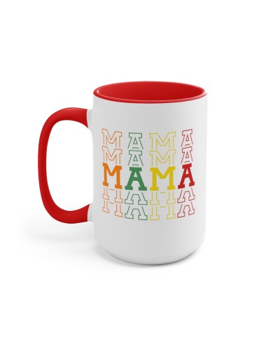 "Mama" #4 - Two-Tone Coffee Mug 15oz