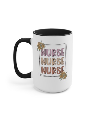 "Nurse Nurse Nurse" #1 - Two-Tone Coffee Mug 15oz