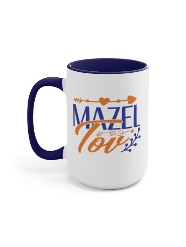 "Mazel Tov" #1 - Two-Tone Coffee Mug 15oz