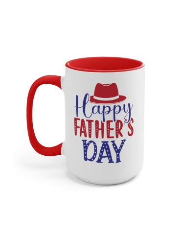 "Happy Father's Day" #2 - Two-Tone Coffee Mug 15oz