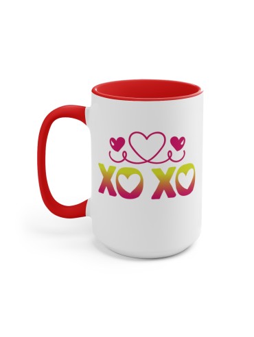 "XOXO" #1 - Two-Tone Coffee Mug 15oz