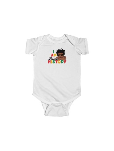 "I Am Black History" Boy - Infant Fine Jersey Bodysuit