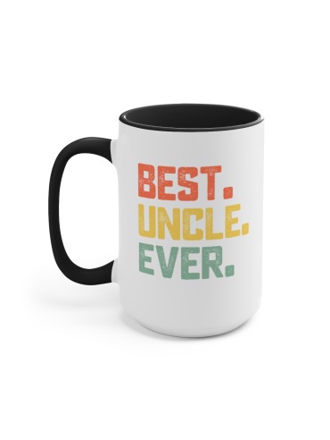 "Best Uncle Ever" - Two-Tone Coffee Mug 15oz