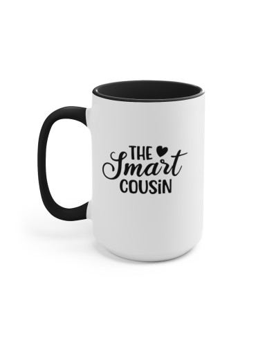 "The Smart Cousin" #1 - Two-Tone Coffee Mug 15oz