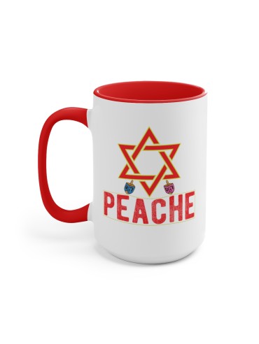 "Peache" #1 - Two-Tone Coffee Mug 15oz