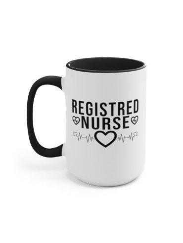 "Registered Nurse" #2 - Two-Tone Coffee Mug 15oz