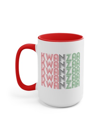 "Kwanzaa" #2 - Two-Tone Coffee Mug 15oz