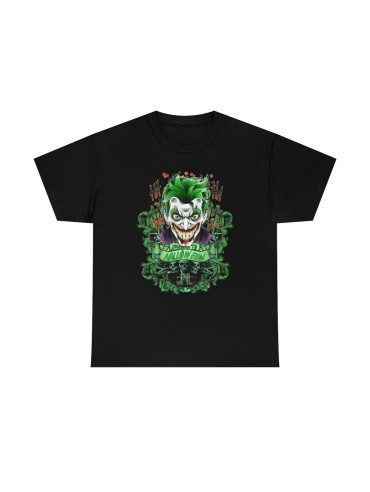 "Welcome To Halloween" (Joker) #1 - Unisex Heavy Cotton Tee