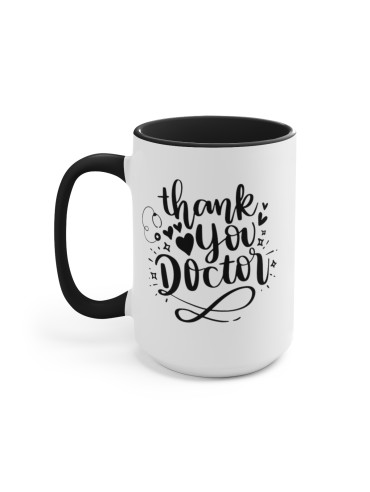 "Thank You Doctor" #1 - Two-Tone Coffee Mug 15oz