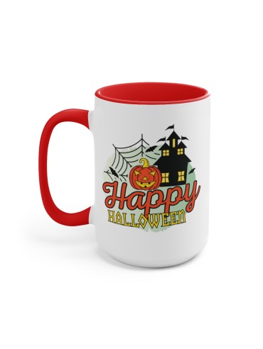 "Happy Halloween" #1 - Two-Tone Coffee Mug 15oz