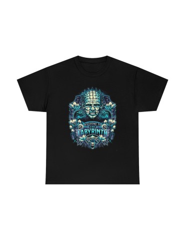 "Welcome To The Labyrinth" (Pinhead) - Unisex Heavy Cotton Tee 