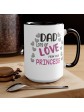 Dad #1 - Two-Tone Coffee Mug 15oz