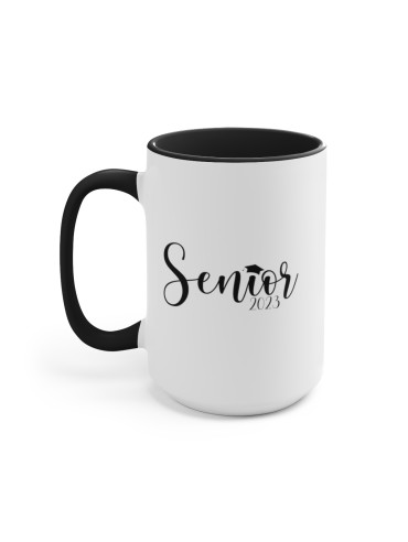 "Senior 2023" #3 - Two-Tone Coffee Mug 15oz