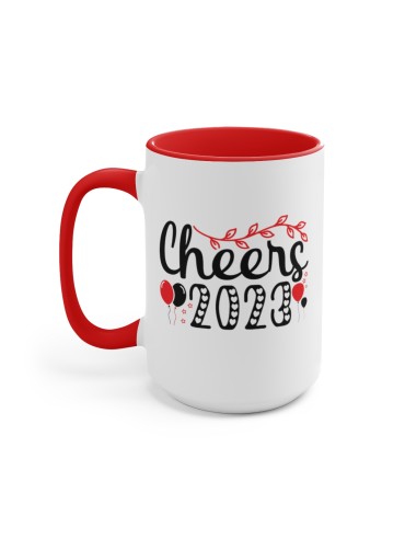 "Cheers 2023" #8 - Two-Tone Coffee Mug 15oz