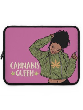 Cannabis Queen Beauty Laptop Sleeve