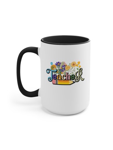 "Teacher" #2 - Two-Tone Coffee Mug 15oz Regular price$24.00