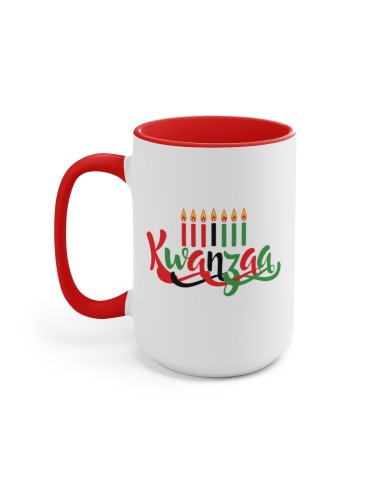 "Kwanzaa" #1 - Two-Tone Coffee Mug 15oz