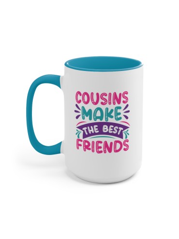 "Cousins Make The Best Friends" #1 - Two-Tone Coffee Mug 15oz