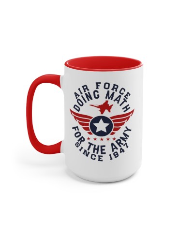 Air Force " Doing Math Since..." #1 - Two-Tone Coffee Mug 15oz