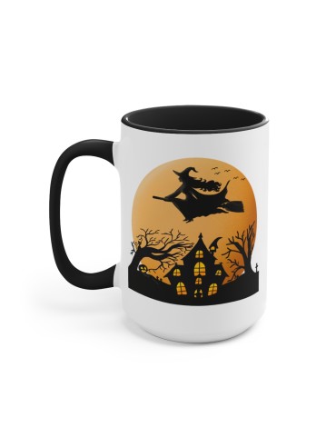 "Witch" #2 - Two-Tone Coffee Mug 15oz