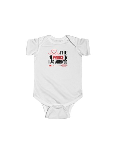 "The Prince Has Arrived" - Infant Fine Jersey Bodysuit