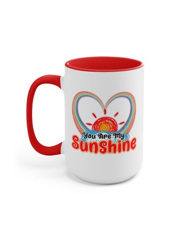 "You Are My Sunshine" #1 - Two-Tone Coffee Mug 15oz