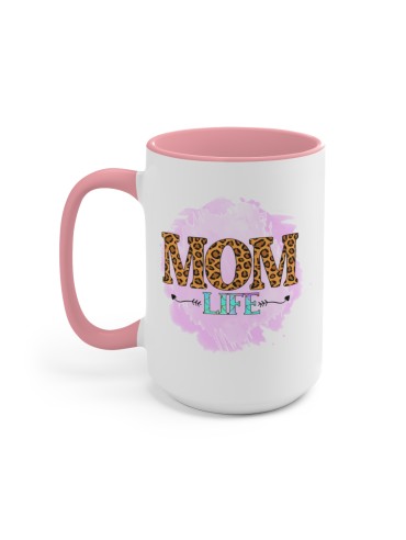 "Mom Life" #3 - Two-Tone Coffee Mug 15oz