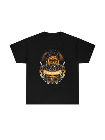 "Texas Authentic Leathers" (Leatherface) - Unisex Heavy Cotton Tee