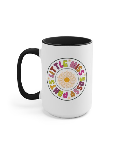 "Little Miss Sassy Pants"#1 - Two-Tone Coffee Mug 15oz