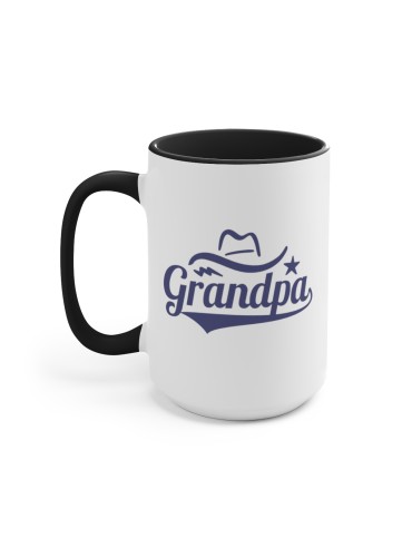 "Grandpa" #1 - Two-Tone Coffee Mug 15oz