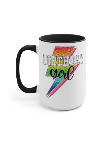 "Birthday Girl" #1 - Two-Tone Coffee Mug 15oz