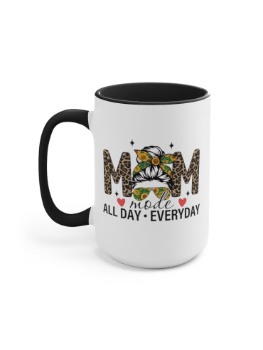 "Mom Mode" #2 - Two-Tone Coffee Mug 15oz