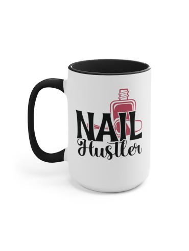 "Nail Hustler" #1 - Two-Tone Coffee Mug 15oz