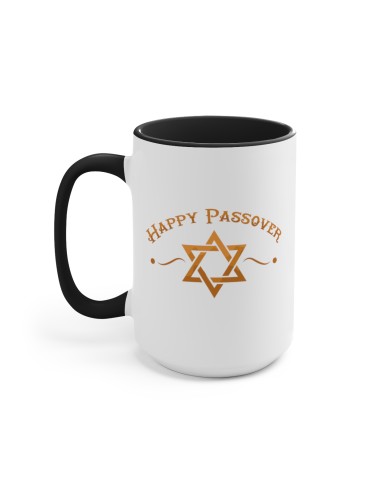 "Happy Passover" #1 - Two-Tone Coffee Mug 15oz