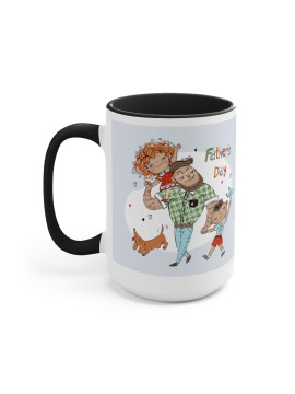 Father's Day #1 - Two-Tone Coffee Mug 15oz