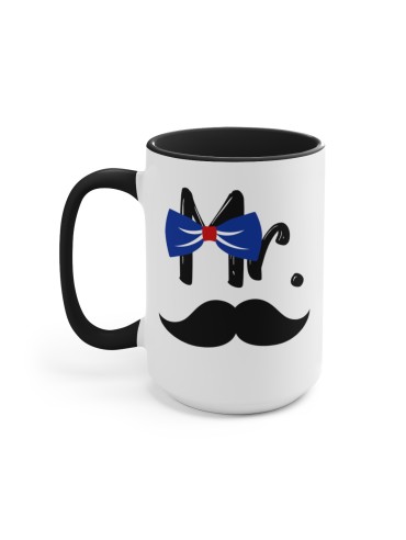 "Mr" #1 - Two-Tone Coffee Mug 15oz