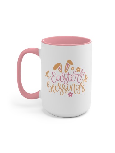 "Easter Blessings" #1 - Two-Tone Coffee Mug 15oz