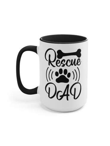 "Rescue Dad" #1 - Two-Tone Coffee Mug 15oz