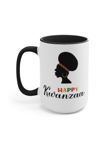 "Happy Kwanzaa" #7 - Two-Tone Coffee Mug 15oz