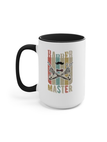 "Barber Master" #2 - Two-Tone Coffee Mug 15oz